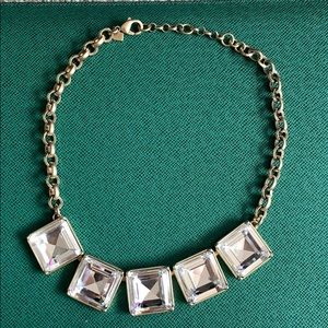Banana republic square gem adjustable necklace